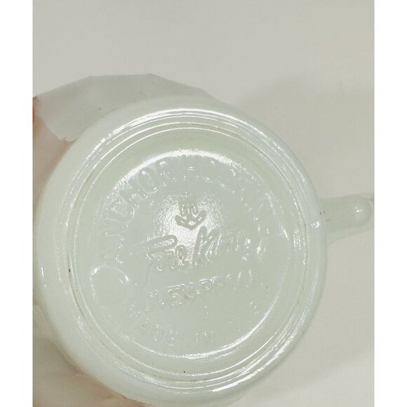 Anchor Hocking Fire King Oven Ware Fluted Swirl Milk Glass Gold Trim Set Vintage - Picture 14 of 16